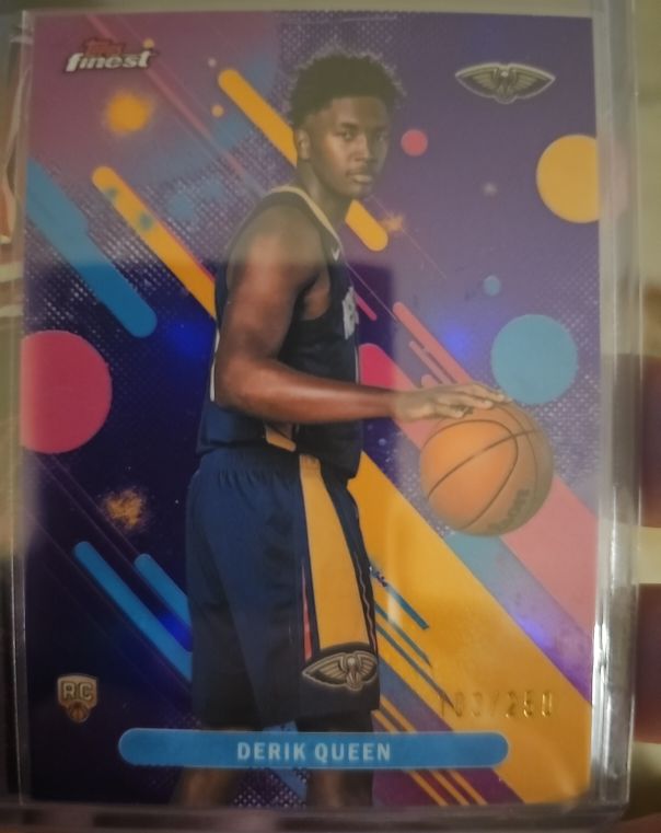 2025-26 Topps Finest #13 Derik Queen — front