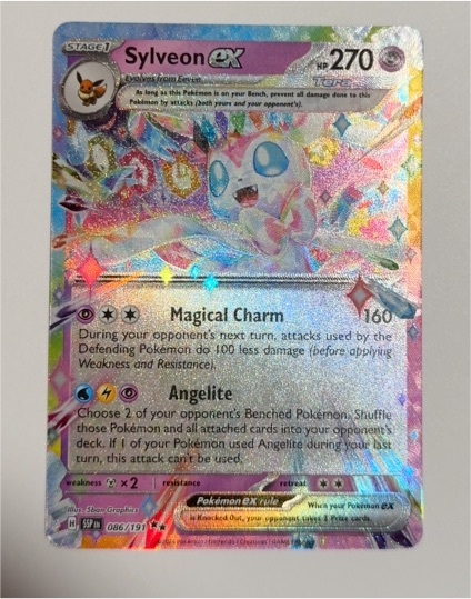 2024 Pokémon SV08: Surging Sparks #086 Sylveon ex — front