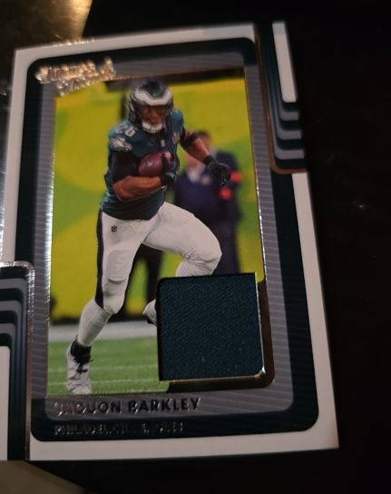 2025 Panini Donruss Threads #DTH-SBY Saquon Barkley — front