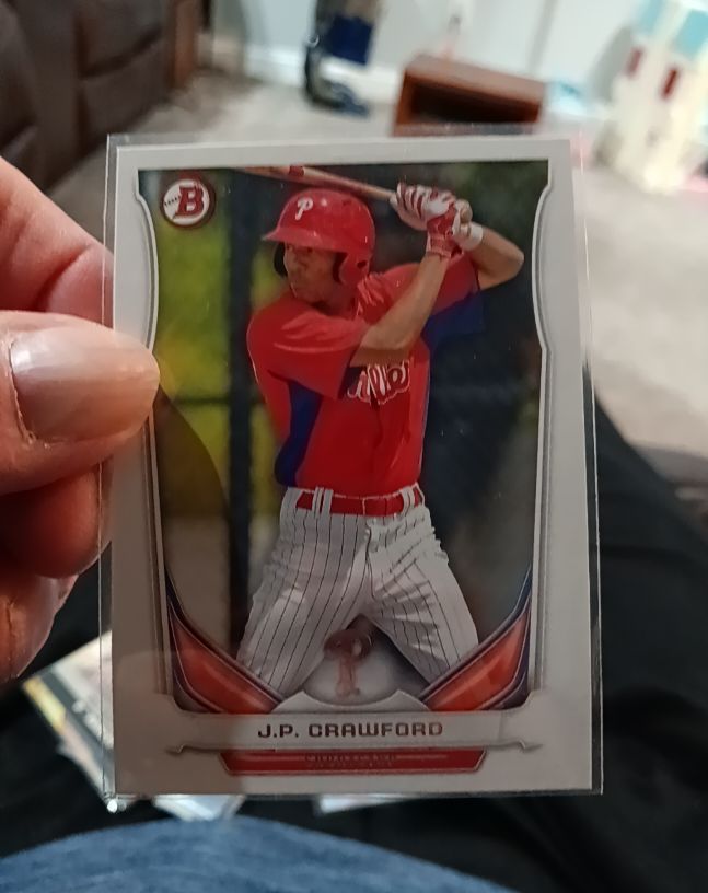 2014 Bowman Draft #TP-22 J.P. Crawford — front