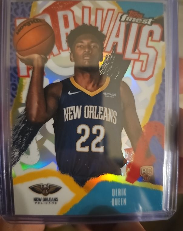 2025-26 Topps Finest Arrivals #A-13 Derik Queen — front