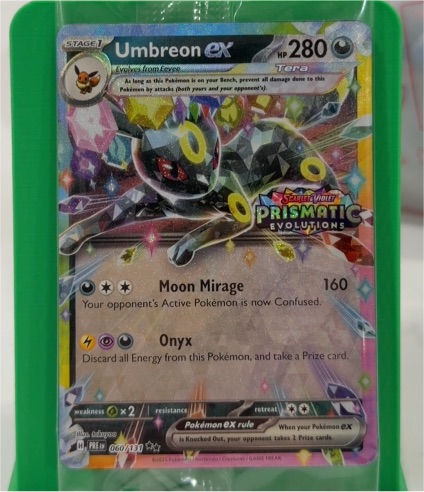 2025 Pokémon TCG Prismatic Evolutions #060 Umbreon ex — front
