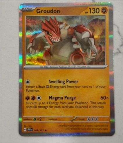 2025 Pokémon SV: Prismatic Evolutions #049 Groudon — front