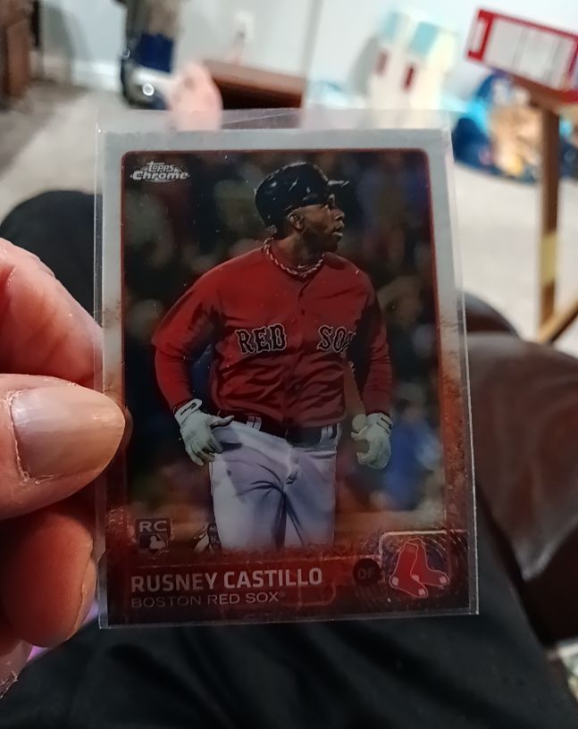 2015 Topps Chrome #160 Rusney Castillo — front