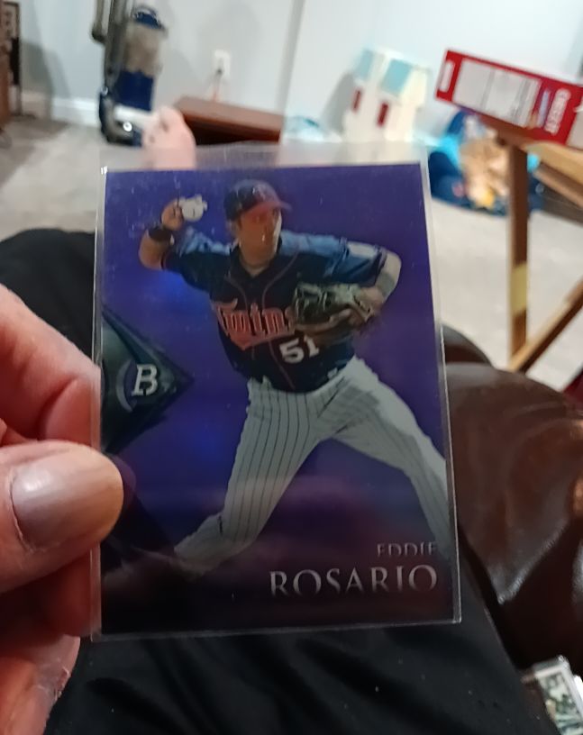 2014 Bowman Platinum #BPCP36 Eddie Rosario — front