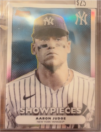 2025 Bowman’s Best #BS-13 Aaron Judge Showpieces Refractor — front