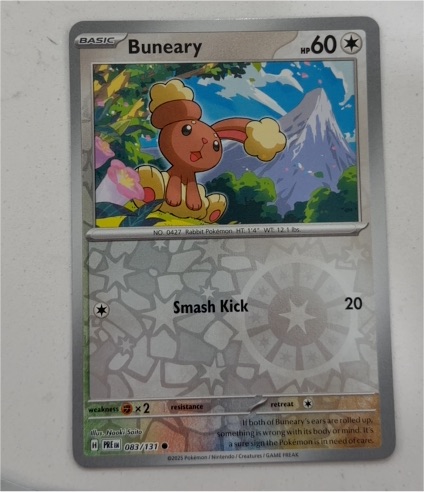2025 Pokemon TCG Prismatic Evolutions #083 Buneary — front