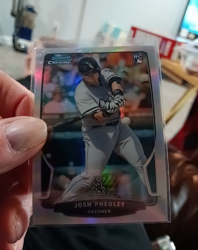 2013 Bowman Chrome #15 Josh Phegley — front