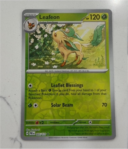 2025 Pokémon #005 Leafeon — front
