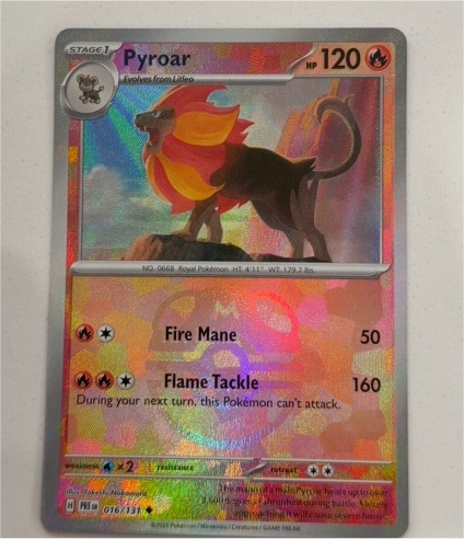 2024 Pokémon TCG Prismatic Evolutions #16 Pyroar — front