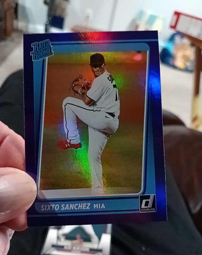 2021 Donruss #34 Sixto Sanchez — front