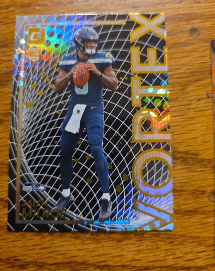 2025 Panini Donruss #12 Jalen Milroe Vortex — front