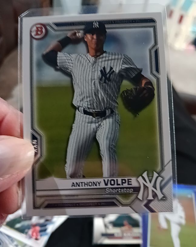 2021 Bowman #BP-85 Anthony Volpe — front