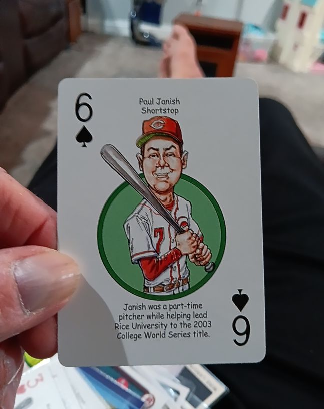 2000 Hero Decks Cincinnati Reds #6 Paul Janish — front