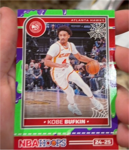 2024-25 Panini NBA Haunted Hoops #184 Kobe Bufkin — front