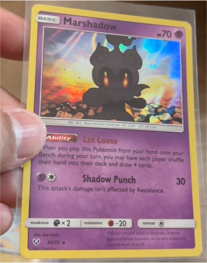 2017 Pokemon TCG Shining Legends #45 Marshadow — front