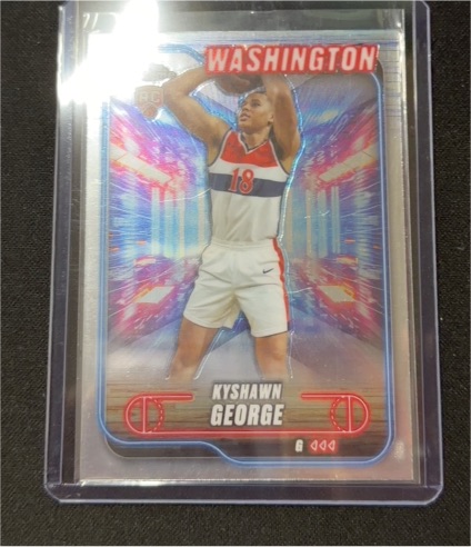 2024-25 Topps Chrome #158 Kyshawn George — front