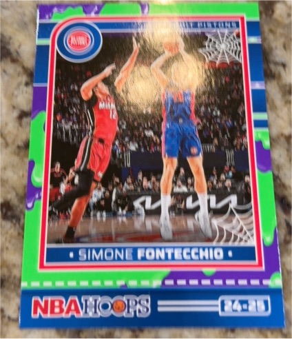 2024-25 Panini Haunted Hoops #46 Simone Fontecchio — front