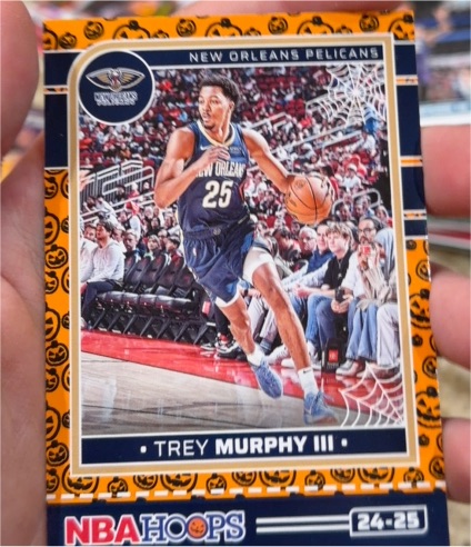 2024-25 Panini Haunted Hoops Orange #172 Trey Murphy III — front
