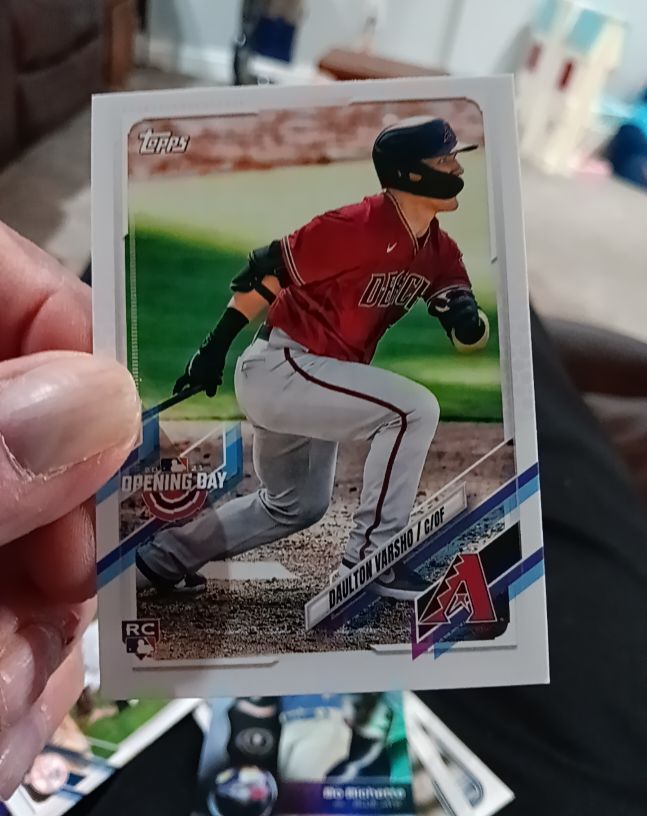 2021 Topps Opening Day #107 Daulton Varsho — front