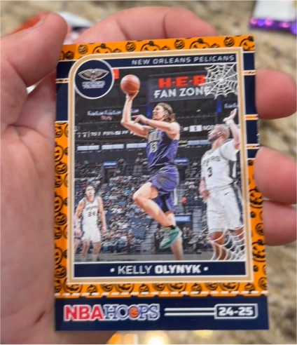 2024-25 Panini Haunted Hoops Orange #181 Kelly Olynyk — front