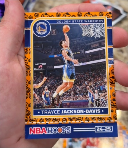 2024-25 Panini Haunted Hoops Orange #108 Trayce Jackson-Davis — front