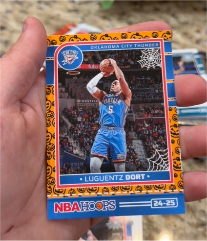 2024-25 Panini Haunted Hoops #204 Luguentz Dort — front