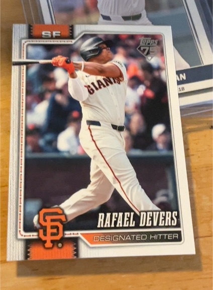 2026 Topps #219 Rafael Devers — front