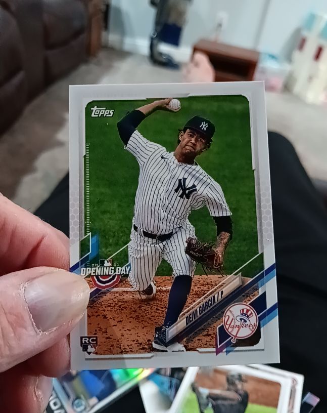 2021 Topps Opening Day #13 Deivi Garcia — front