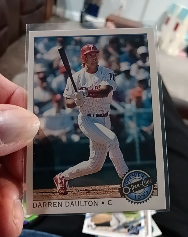 1993 O-Pee-Chee Premier #12 Darren Daulton — front