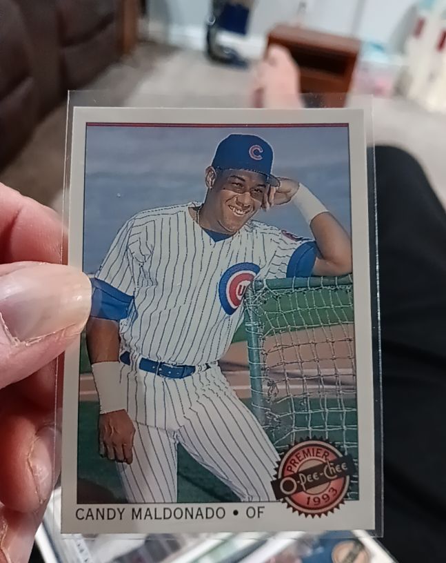 1993 O-Pee-Chee Premier #83 Candy Maldonado — front