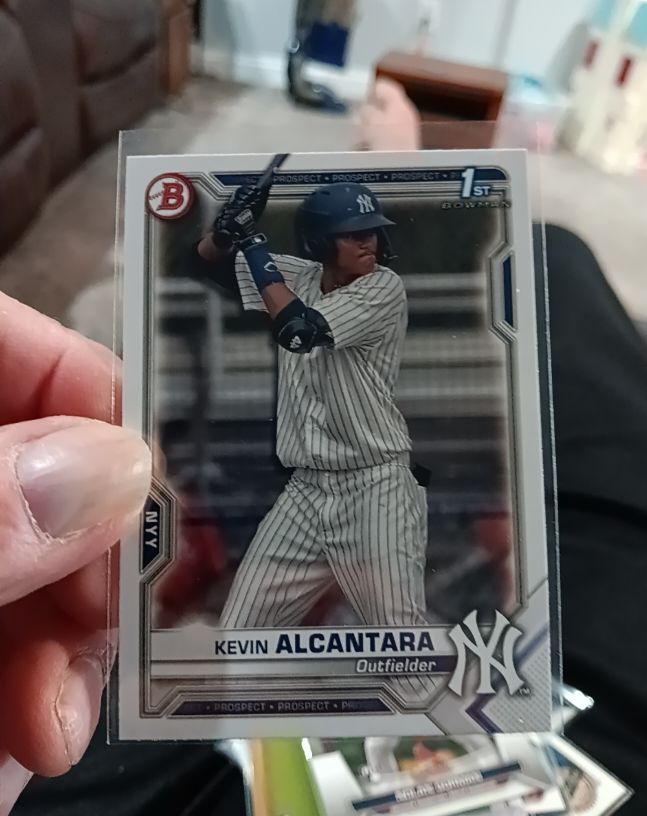 2021 Bowman 1st Bowman Prospects #BP-97 Kevin Alcantara — front