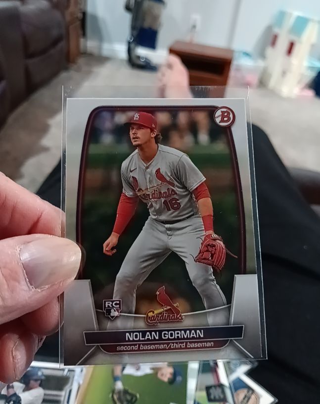 2023 Bowman #6 Nolan Gorman — front