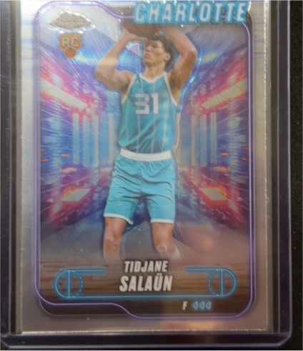 2024-25 Topps Chrome #148 Tidjane Salaün — front