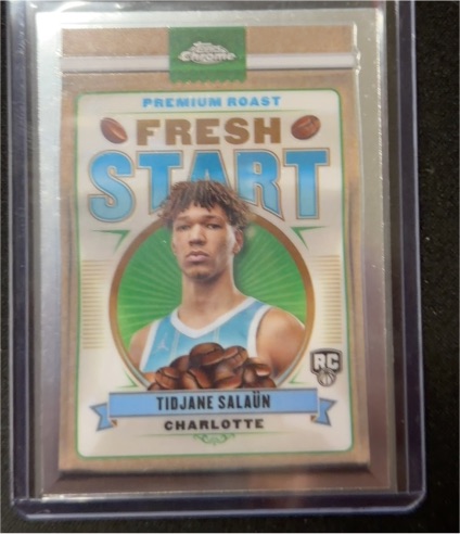 2025 Topps Chrome Fresh Start #FS-5 Tidjane Salaün — front
