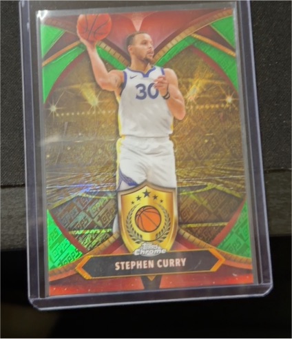 2024-25 Topps Chrome Ball of Duty #BOD-3 Stephen Curry — front