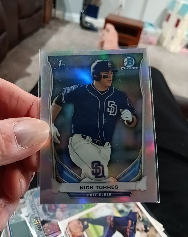 2014 Bowman Chrome Draft #CDP112 Nick Torres — front