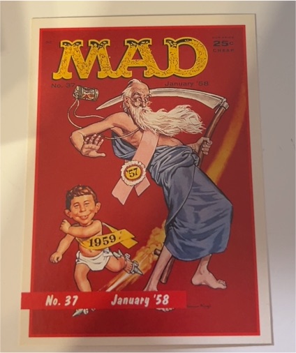 1992 Lime Rock Mad Magazine #37 January '58 — front