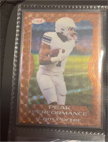 2026 Sage Peak Performance #PK-CP Cam Porter — front