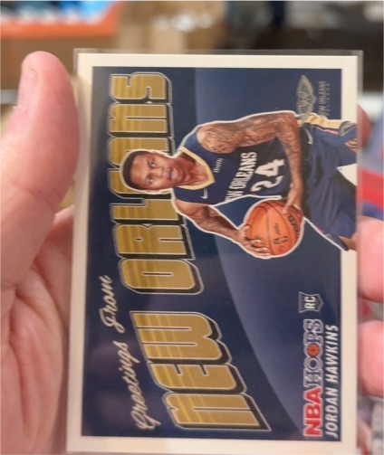 2023-24 Panini NBA Hoops #4 Jordan Hawkins Rookie Greetings — front