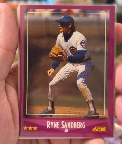 1988 Score #26 Ryne Sandberg — front