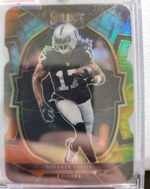 2022 Panini Select Concourse Die Cut #17 Davante Adams Raiders — front