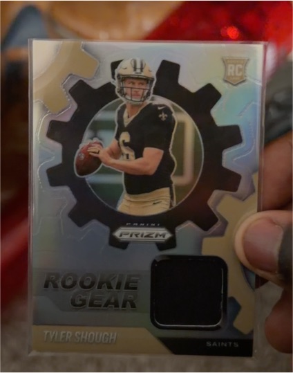 2025 Panini Prizm #RGR-TSH Tyler Shough Rookie Gear — front