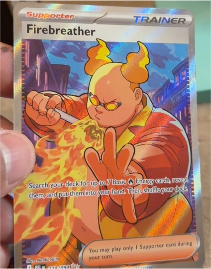 2025 Pokémon #119 Firebreather — front