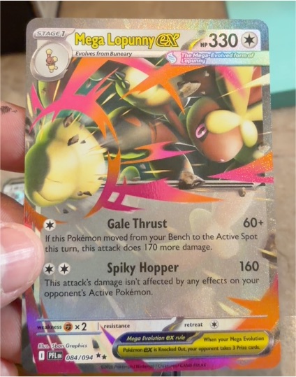 2020 Pokémon Mega Lopunny ex #084 — front