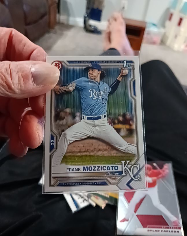 2021 Bowman Draft #BD-95 Frank Mozzicato — front