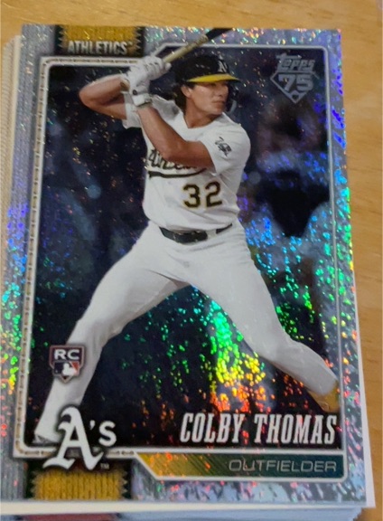 2026 Topps Series 1 #213 Colby Thomas — front