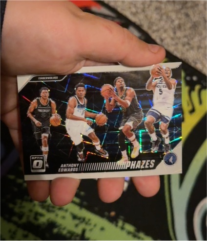2024-25 Panini Donruss Optic #10 Anthony Edwards Phazes — front