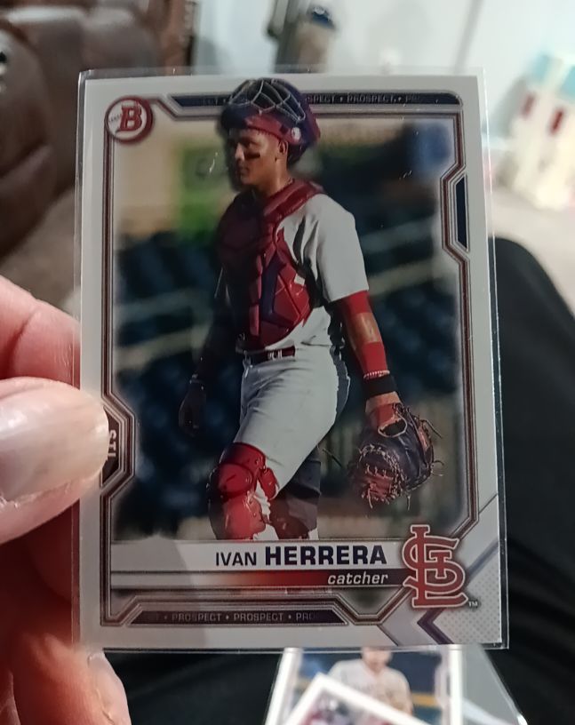 2021 Bowman Draft #BD-94 Ivan Herrera — front