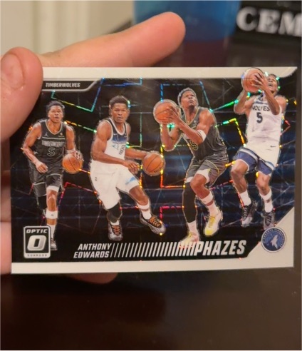2024-25 Panini Donruss Optic #10 Anthony Edwards Phazes — front